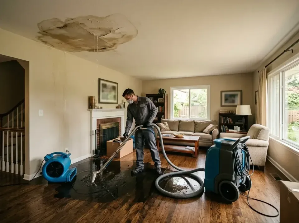 attic-pipe-burst-ceiling-drip-008 — frequently asked questions, Water Damage Restoration & Carpet Care in Buckhall, VA